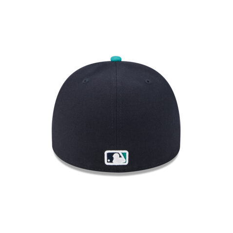 New Era 59Fifty Seattle Mariners Cartoon A-Frame Fitted Hat Dark Navy Teal - Image 5