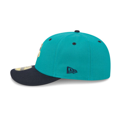 New Era 59Fifty Seattle Mariners Player Collection Ken Griffey Jr Fitted Hat Teal Dark Navy - Image 6