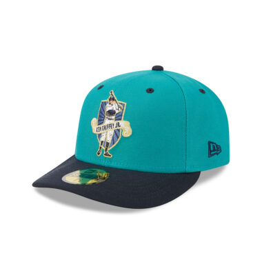 New Era 59Fifty Seattle Mariners Player Collection Ken Griffey Jr Fitted Hat Teal Dark Navy