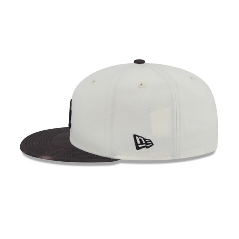 New Era 9Fifty Los Angeles Dodgers Color Develop Snapback Hat Chrome White Black - Image 6