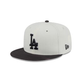 New Era 9Fifty Los Angeles Dodgers Color Develop Snapback Hat Chrome White Black