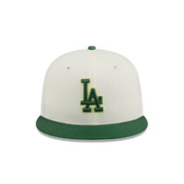 New Era 9Fifty Los Angeles Dodgers Color Develop Snapback Hat Chrome White Dark Green