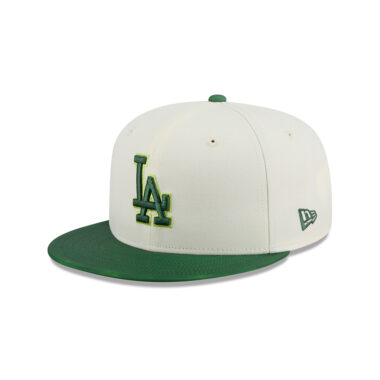 New Era 9Fifty Los Angeles Dodgers Color Develop Snapback Hat Chrome White Dark Green