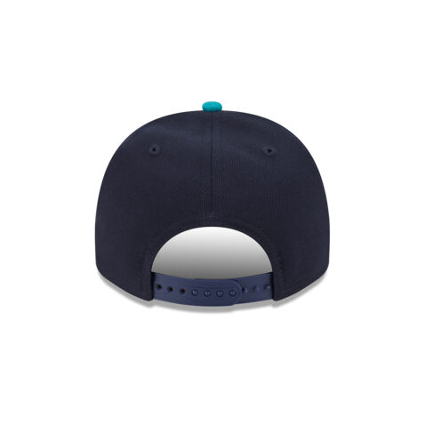 New Era 9Fifty Seattle Mariners Cartoon A-Frame Snapback Hat Dark Navy Teal - Image 5