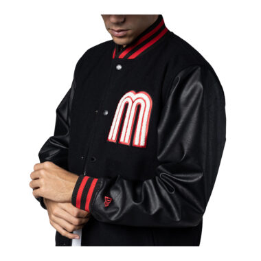 New Era Mexico Bomber Jacket Black