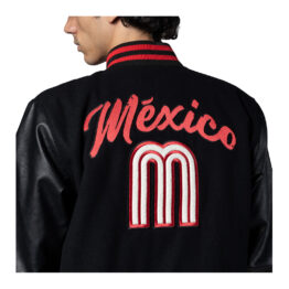 New Era Mexico Bomber Jacket Black