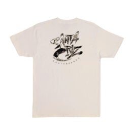 Santa Cruz Pace Deathtrap Oversized S/S Heavyweight T-Shirt Natural