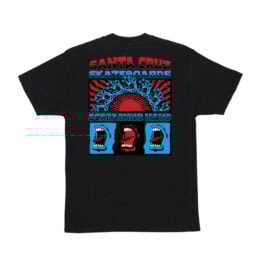 Santa Cruz Screaming Connect Short Sleeve Heavyweight T-Shirt Black