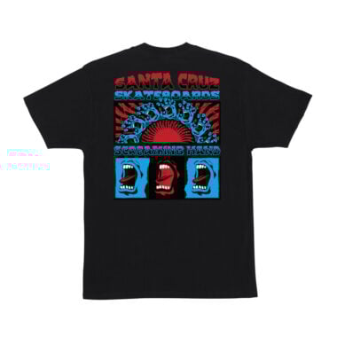 Santa Cruz Screaming Connect Short Sleeve Heavyweight T-Shirt Black Santa Cruz Screaming Connect Short Sleeve Heavyweight T-Shirt Black