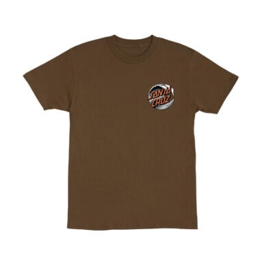 Santa Cruz Wave Dot Short Sleeve Heavyweight T-Shirt Dark Chocolate Santa Cruz Wave Dot Short Sleeve Heavyweight T-Shirt Dark Chocolate