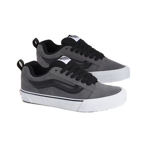 Vans Knu Skool Shoe Suede Pewter - Image 3