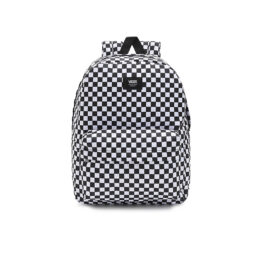 Vans Old Skool Check Backpack Black White