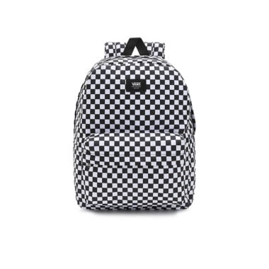 Vans Old Skool Check Backpack Black White Vans Old Skool Check Backpack Black White