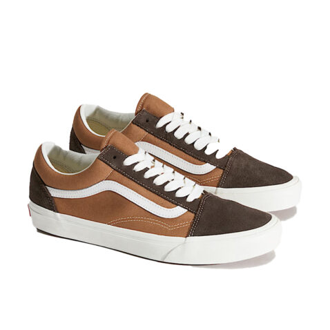 Vans Old Skool Two Tone Shoes Brown Brown - Image 3