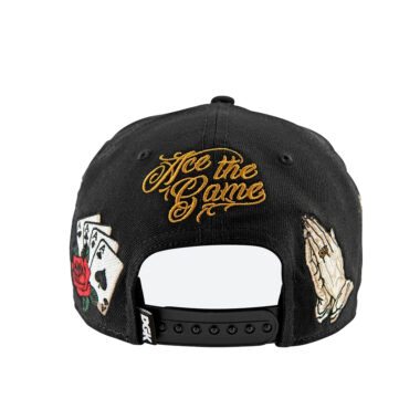 DGK Aces Snapback Hat Black DGK Aces Snapback Hat Black