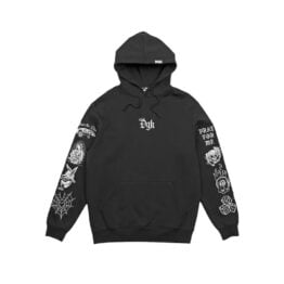 DGK Crazy Life Hooded Fleece Black