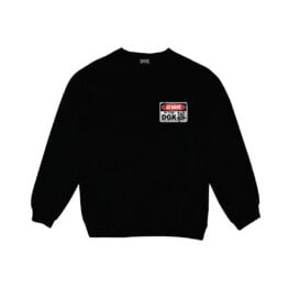 DGK On Guard Crewneck Fleece Sweatshirt Black