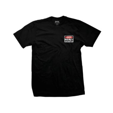DGK On Guard Short Sleeve T-Shirt Black DGK On Guard Short Sleeve T-Shirt Black