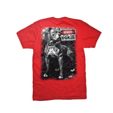 DGK On Guard Short Sleeve T-Shirt Red DGK On Guard Short Sleeve T-Shirt Red