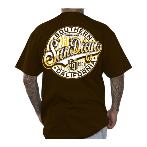 Dyse One SD Player Short Sleeve T-Shirt Brown - Image 2