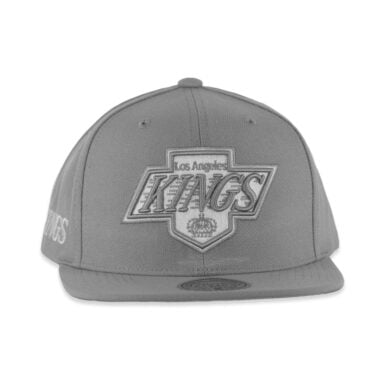 Mitchell & Ness Los Angeles Kings Evergreen Snapback Hat Grey White Mitchell & Ness Los Angeles Kings Evergreen Snapback Hat Grey White
