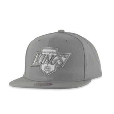 Mitchell & Ness Los Angeles Kings Evergreen Snapback Hat Grey White Mitchell & Ness Los Angeles Kings Evergreen Snapback Hat Grey White