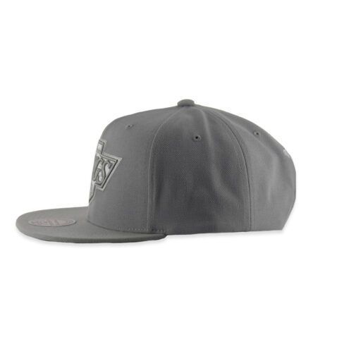 Mitchell & Ness Los Angeles Kings Evergreen Snapback Hat Grey White - Image 4