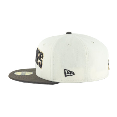 New Era 59Fifty San Diego Padres Jeremiah Estrada Fitted Hat Chrome White Brown - Image 6