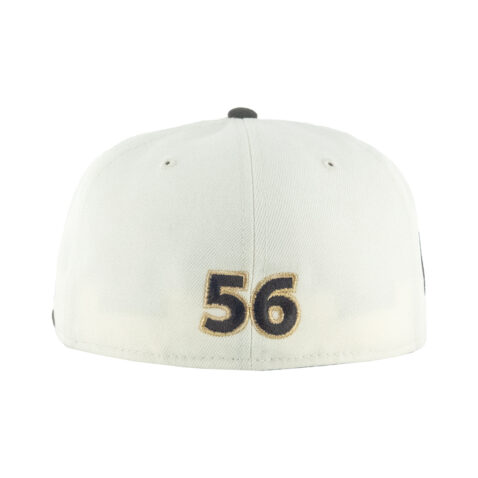 New Era 59Fifty San Diego Padres Jeremiah Estrada Fitted Hat Chrome White Brown - Image 5