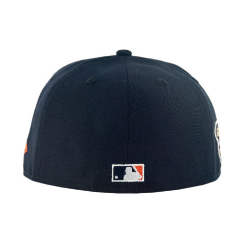 New Era 59Fifty San Diego Padres Retro Block Fitted Hat Dark Navy Orange - Image 5