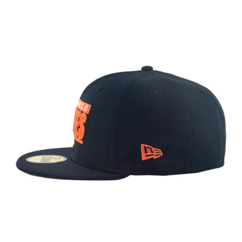 New Era 59Fifty San Diego Padres Retro Block Fitted Hat Dark Navy Orange - Image 6