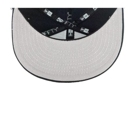 New Era 59Fifty San Diego Football Club Flow Logo Youth Fitted Hat Dark Navy Metallic Silver - Image 4