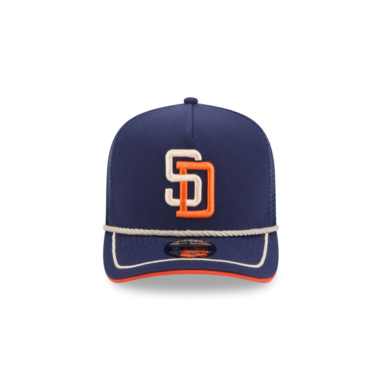 New Era 9Fifty A-Frame  San Diego Padres Vintage Team Rope Snapback Hat Navy