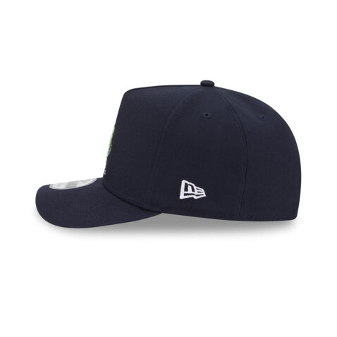 New Era 9Fifty New York Yankees Cartoon A-Frame Snapback Hat Dark Navy White - Image 6