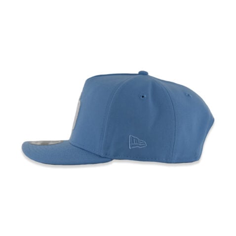 New Era 9Fifty San Diego Padres A-Frame Snapback Hat Sky Blue White - Image 4