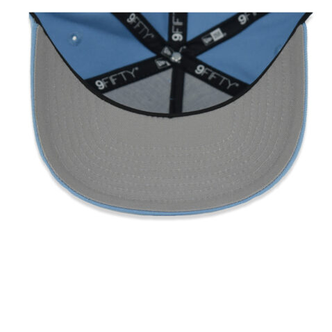 New Era 9Fifty San Diego Padres A-Frame Snapback Hat Sky Blue White - Image 7