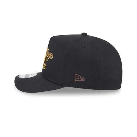New Era 9Fifty San Diego Padres Chain Stitch A-Frame Snapback Hat Brown Gold - Image 6