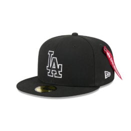 New Era 9Fifty x Alpha Industries Los Angeles Dodgers Patches Fitted Hat Black