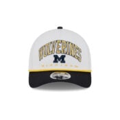 New-Era-9Forty-M-Crown-Michigan-Wolverines-Arch-Two-Tone-A-Frame-Snapback-Hat-Chrome-White-Blue-Front.jpg