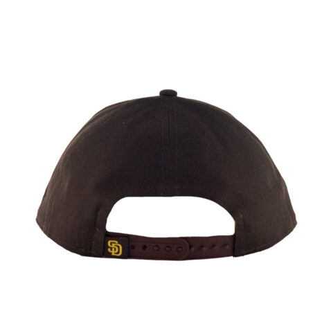 New Era 9Forty M-Crown San Diego Padres Metallic A-Frame Snapback Hat Brown Gold - Image 5