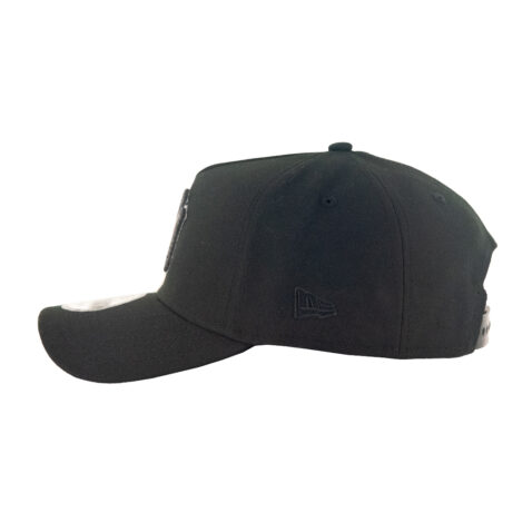 New Era 9Forty New York Yankees 1949 World Series Frames A-Frame Snapback Hat Black Metallic Gray - Image 6