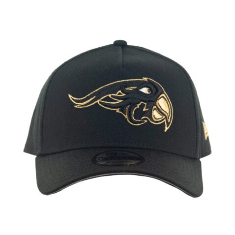 New Era 9Forty Pericos de Puebla A-Frame Snapback Hat Black Gold - Image 2