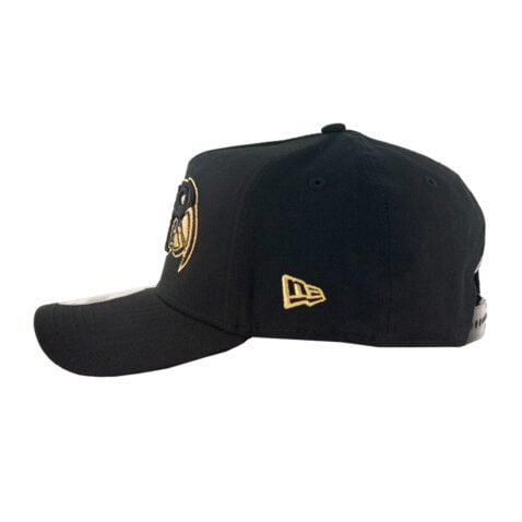 New Era 9Forty Pericos de Puebla A-Frame Snapback Hat Black Gold - Image 6