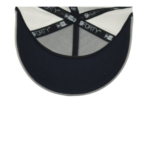 New Era 9Forty San Diego Football Club SDFC Flow Logo A-Frame Mesh Trucker Snapback Hat Gray White Blue - Image 7