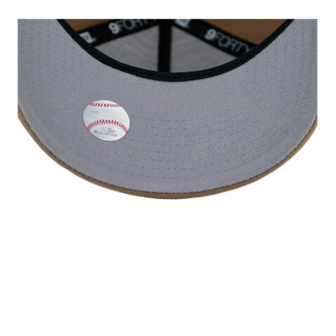 New Era 9Forty San Diego Padres Adjustable A-Frame Snapback Hat Khaki Black - Image 5