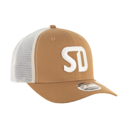 New Era 9Seventy San Diego Football Club SDFC Trucker Stretch Snapback Hat Light Bronze - Image 3