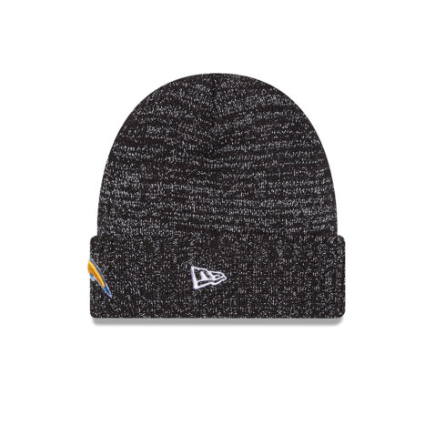 New Era Los Angeles Chargers Knit Reflective Beanie Black - Image 2