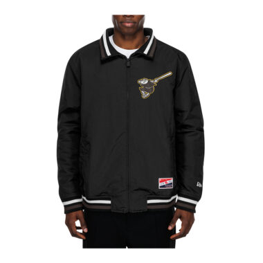 New Era San Diego Padres G3 Coaches Jacket Black Gold New Era San Diego Padres G3 Coaches Jacket Black Gold