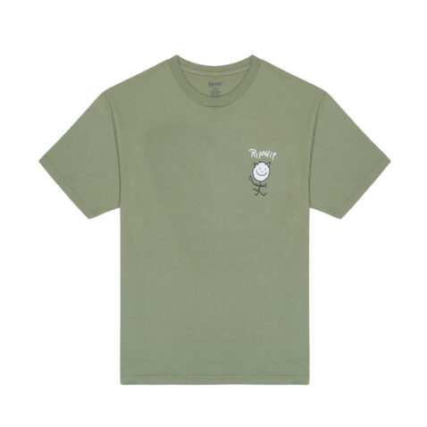 Ripndip Nerman Rockwell Short Sleeve T-Shirt Dusty Olive
