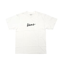 Vans Classic Script Short Sleeve T-Shirt Marshmallow Black